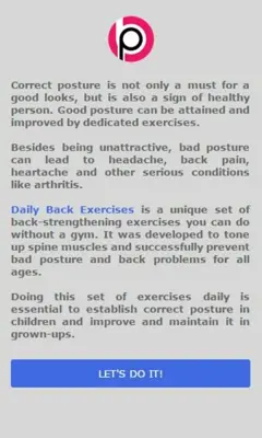 Daily Back Exercises android App screenshot 10